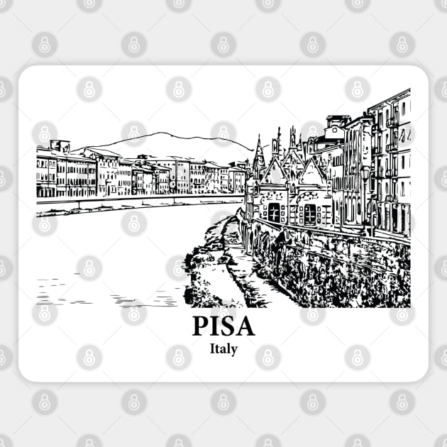 Pisa - Italy Magnet by Lakeric